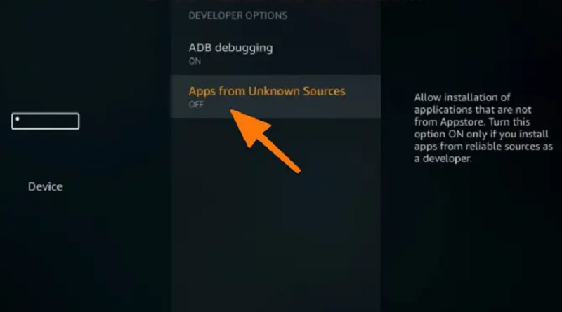 3- Enable apps from unknown sources